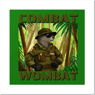 Combat Wombat Posters and Art